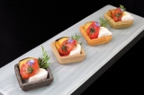 SQUARE MINI TARTS WITH FLAVOURS